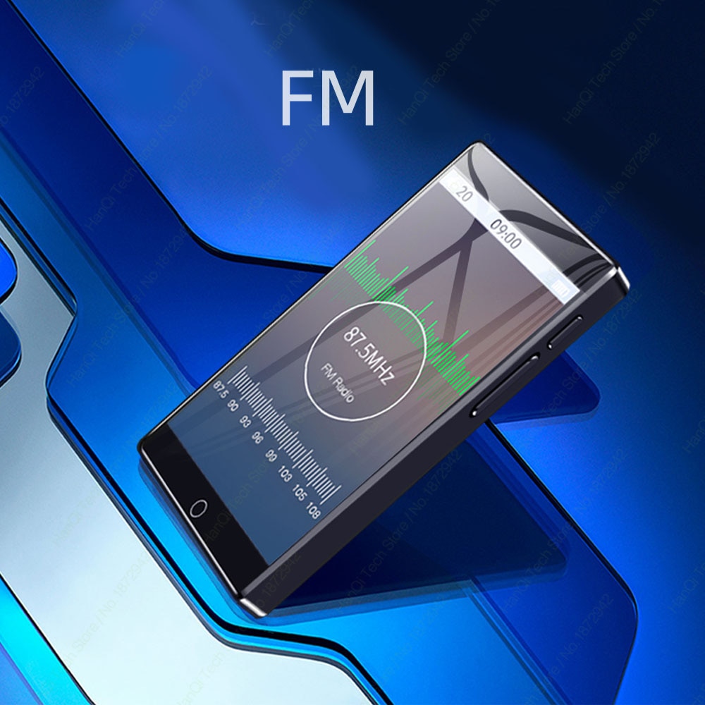 Ruizu Smart MP4 Digital Audio Player Bluetooth Touchscreen 4 Inch 8GB